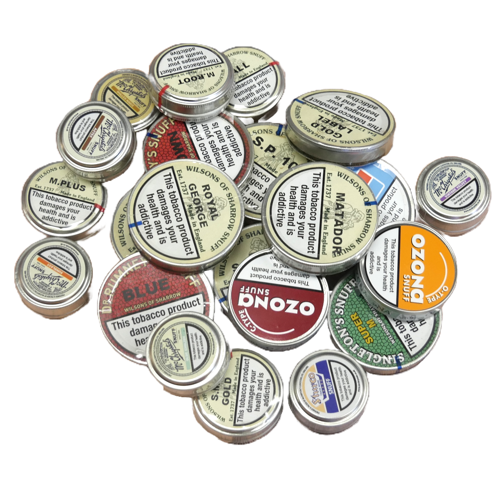 Bens Bulk Small Random Snuff Bundle - 15 Tins